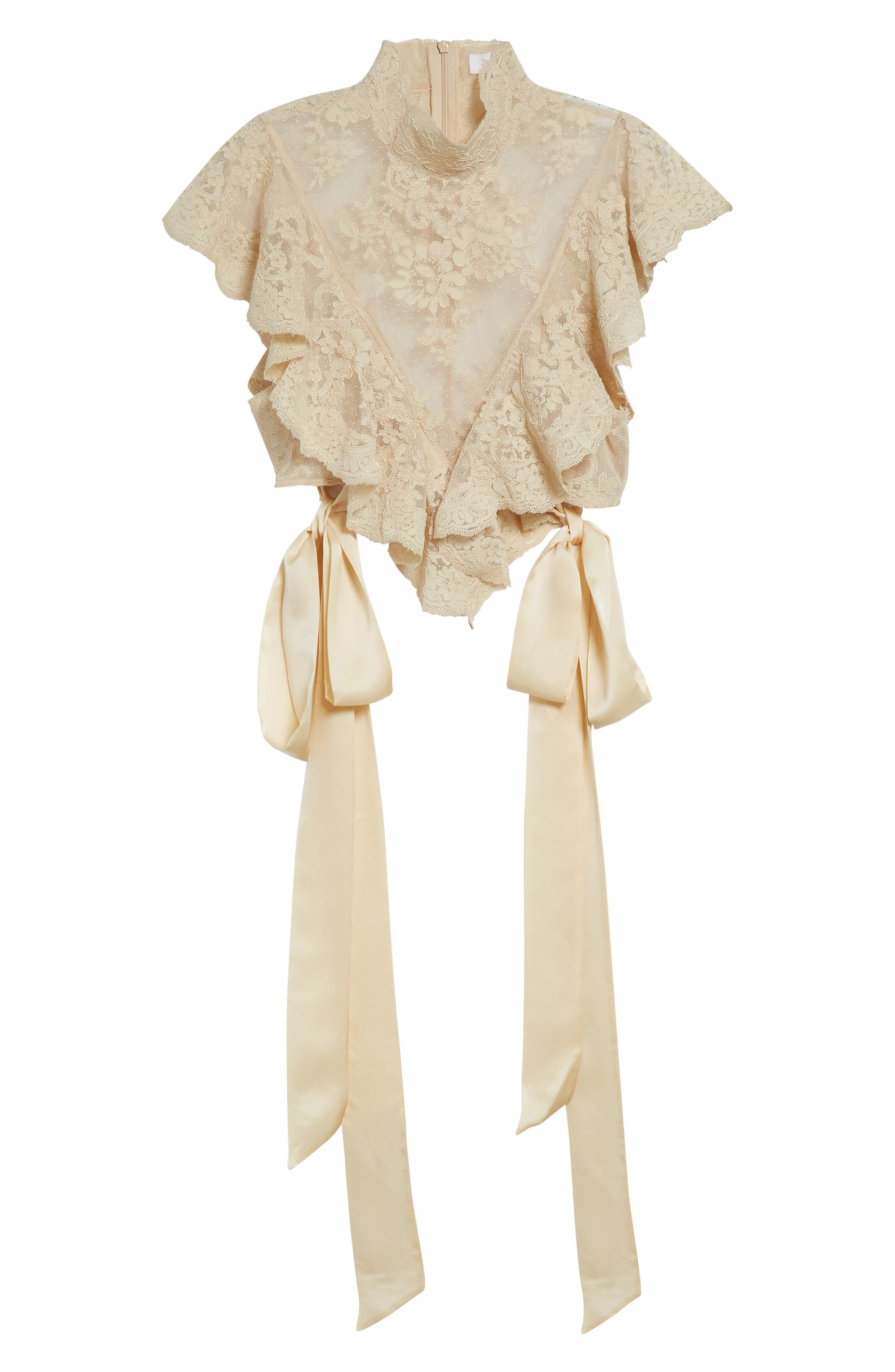 Zimmermann Hypnotic Lace Bandeau Top in Cream at Nordstrom - 6