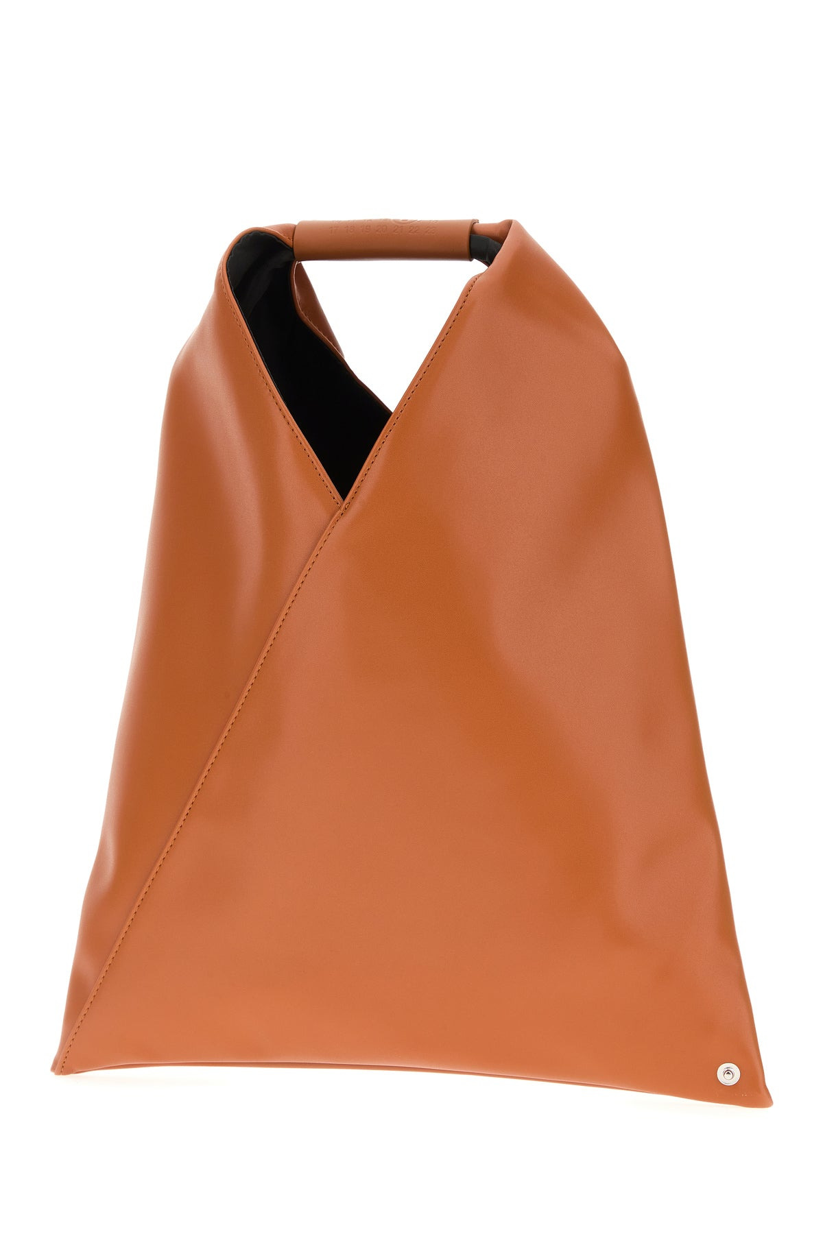 Orange synthetic leather Japanese handbag - 2
