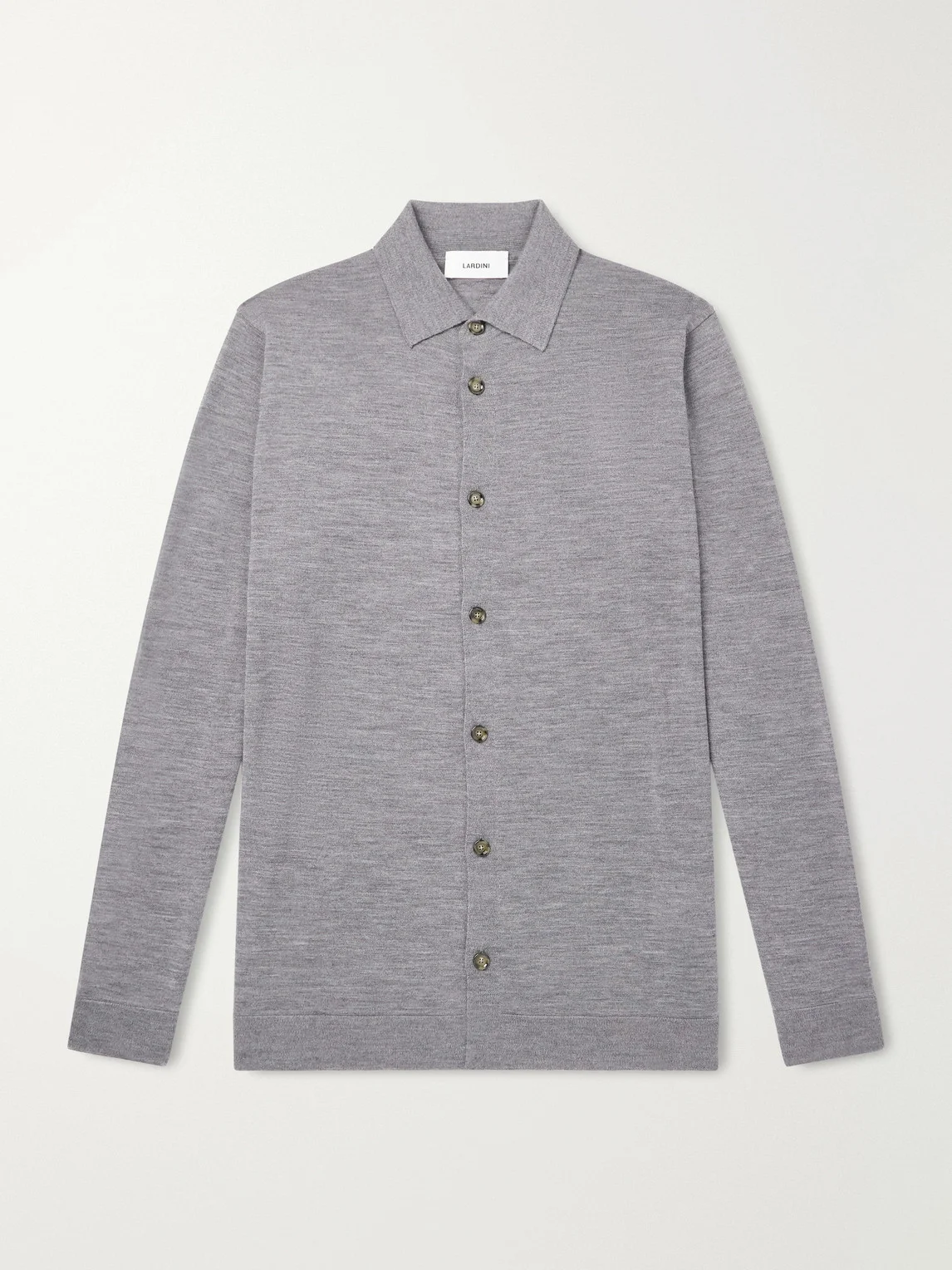 Virgin Wool Polo Shirt - 1