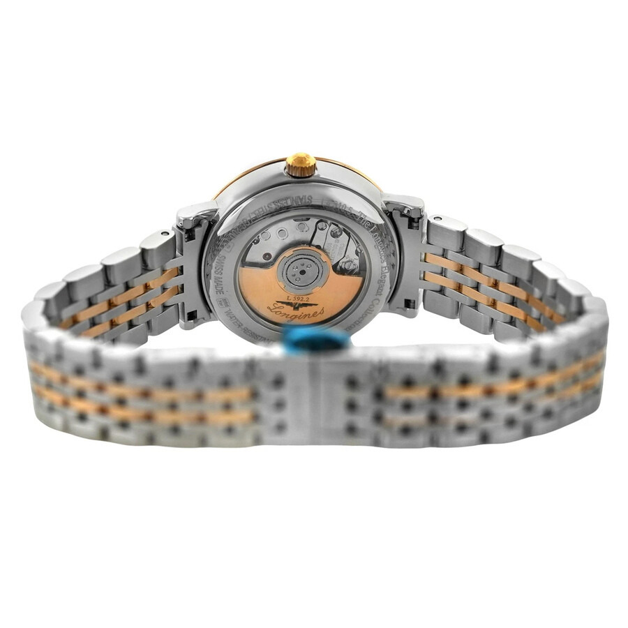 Pre-owned Longines Elegant Matte White Dial Ladies Watch L4.310.5.11.7 - 5