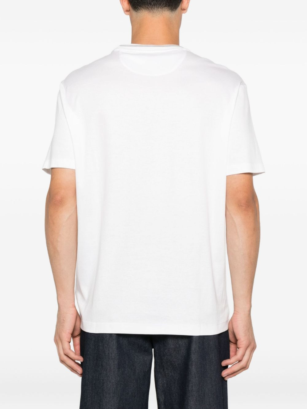 logo-embroidered crew-neck T-shirt - 3