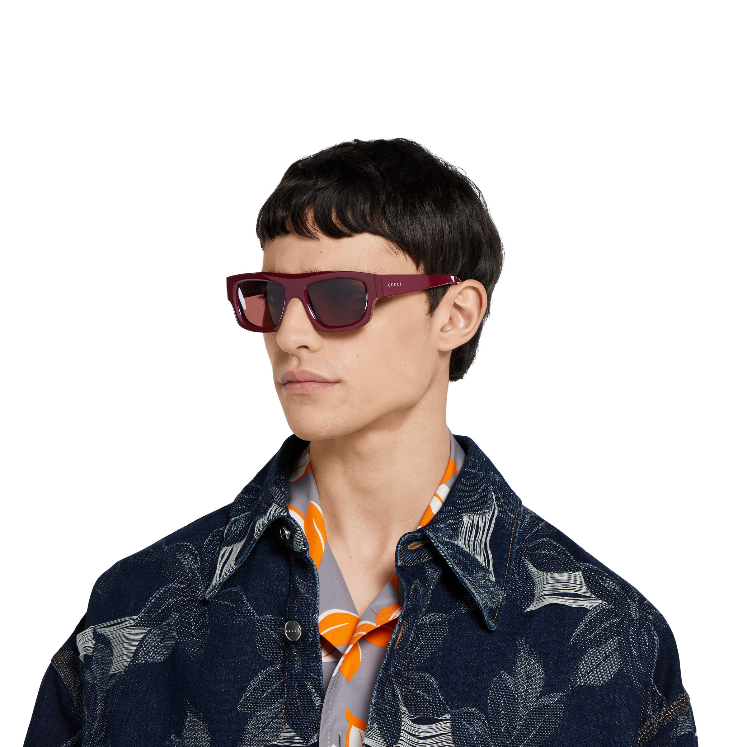 Rectangular frame sunglasses - 3