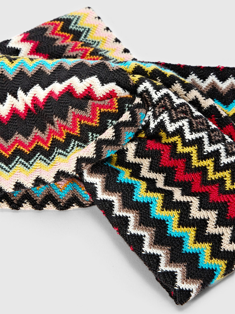Missoni Wool-blend headband with central twist outlook