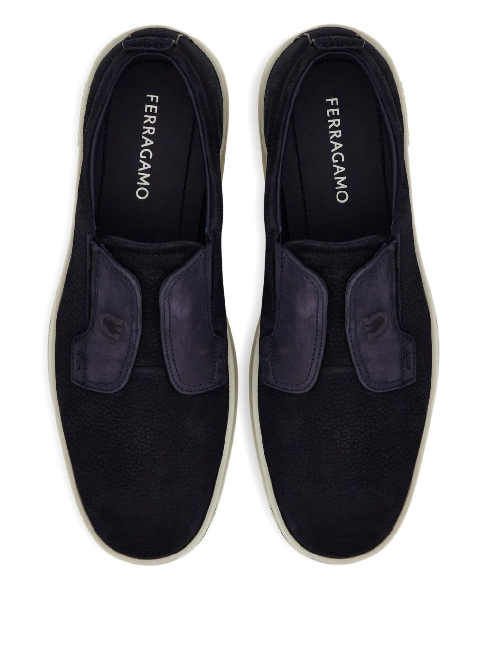 suede slip-on sneakers - 4