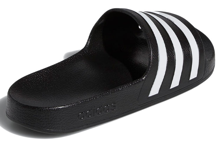 (WMNS) adidas Adilette Aqua Slides 'Black White' G28723 - 3