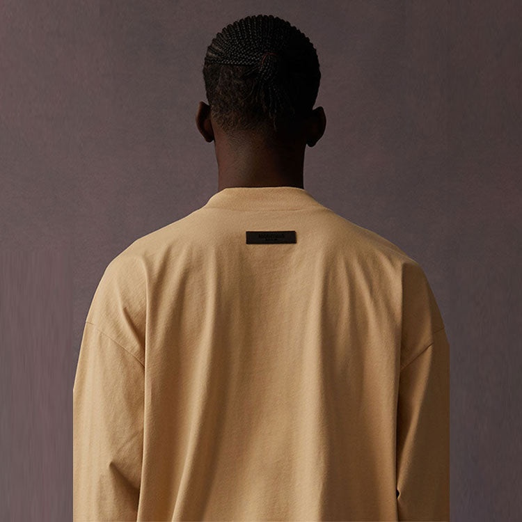 Fear of God Essentials SS23 Long Sleeve Logo Tee 'Sand' 125BT222014F - 8