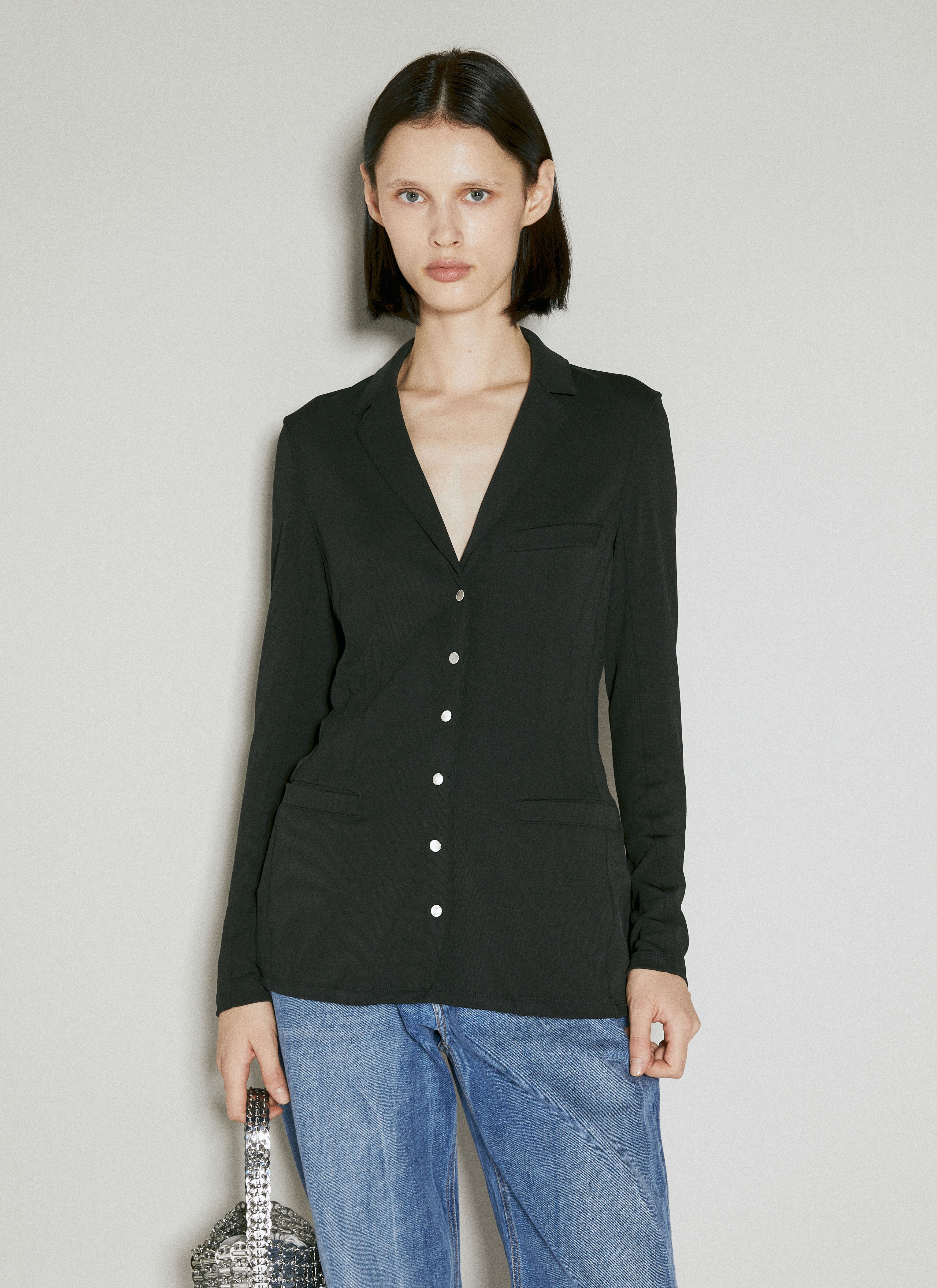 Blazer Style Shirt - 4
