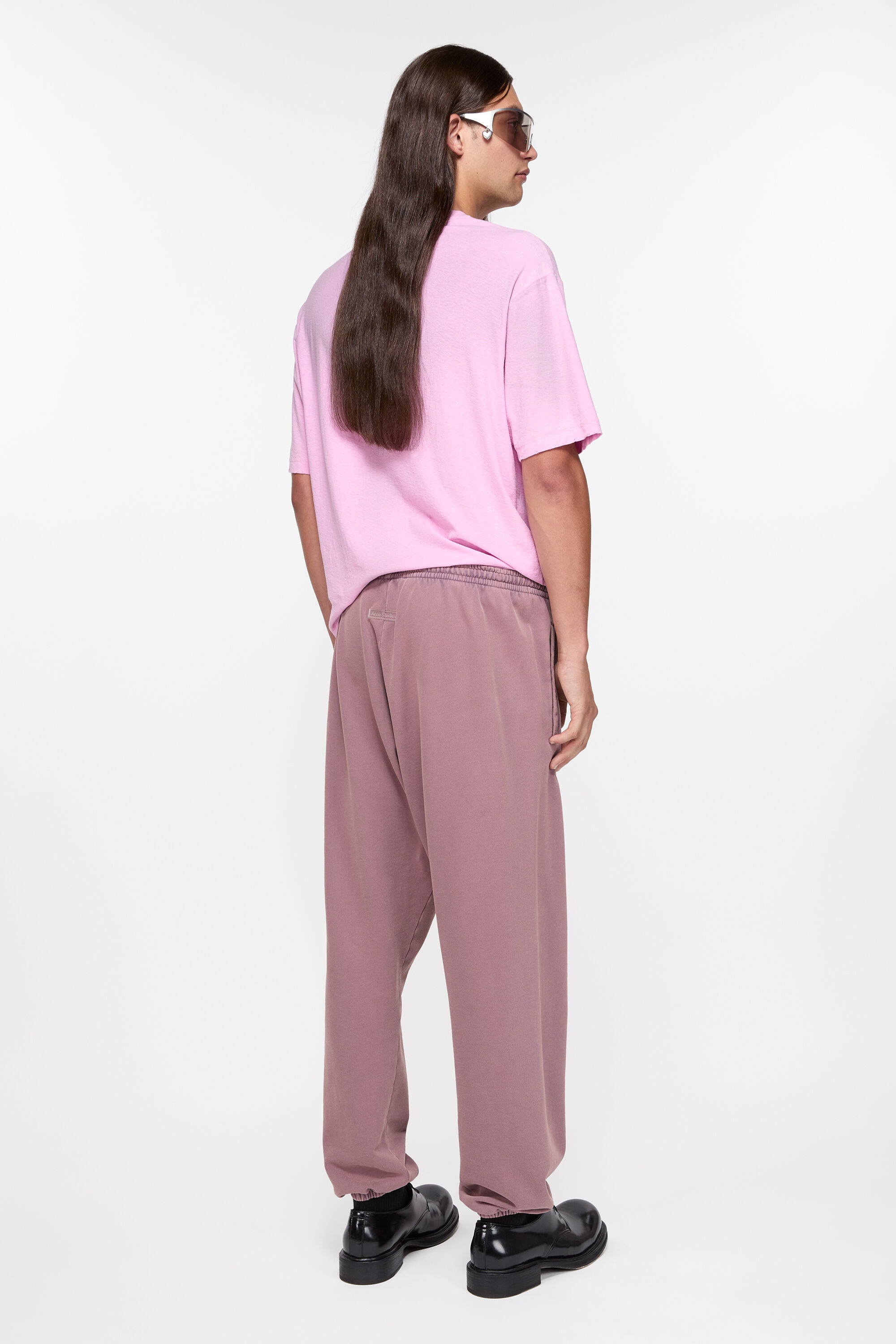 Cotton sweatpants - Plum purple - 3