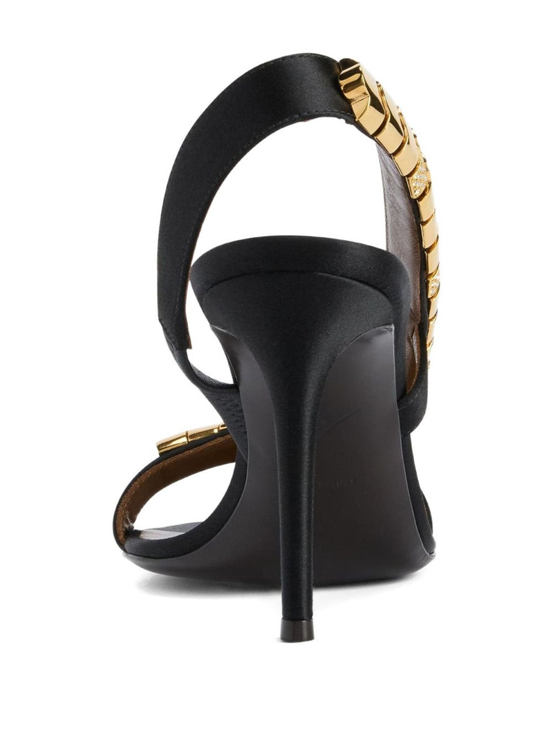 90mm Gz Dafne rhinestones-embellished sandals 3