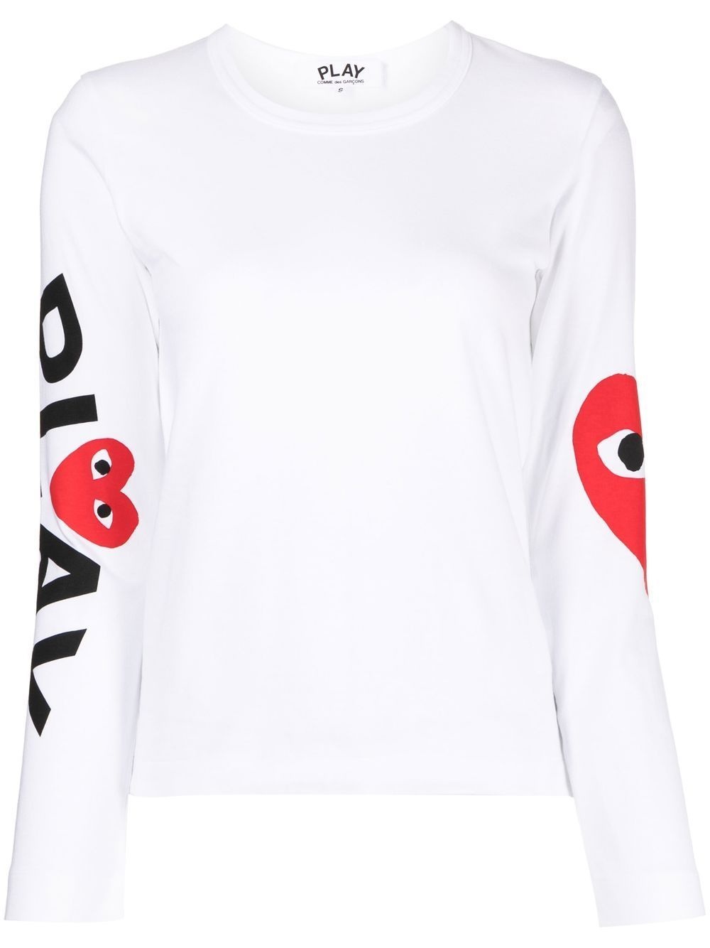 logo-print crew neck top - 2
