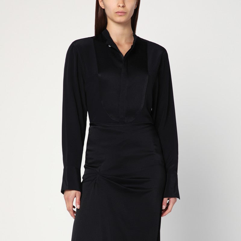 Victoria Beckham Black Silk Shirt Women - 1