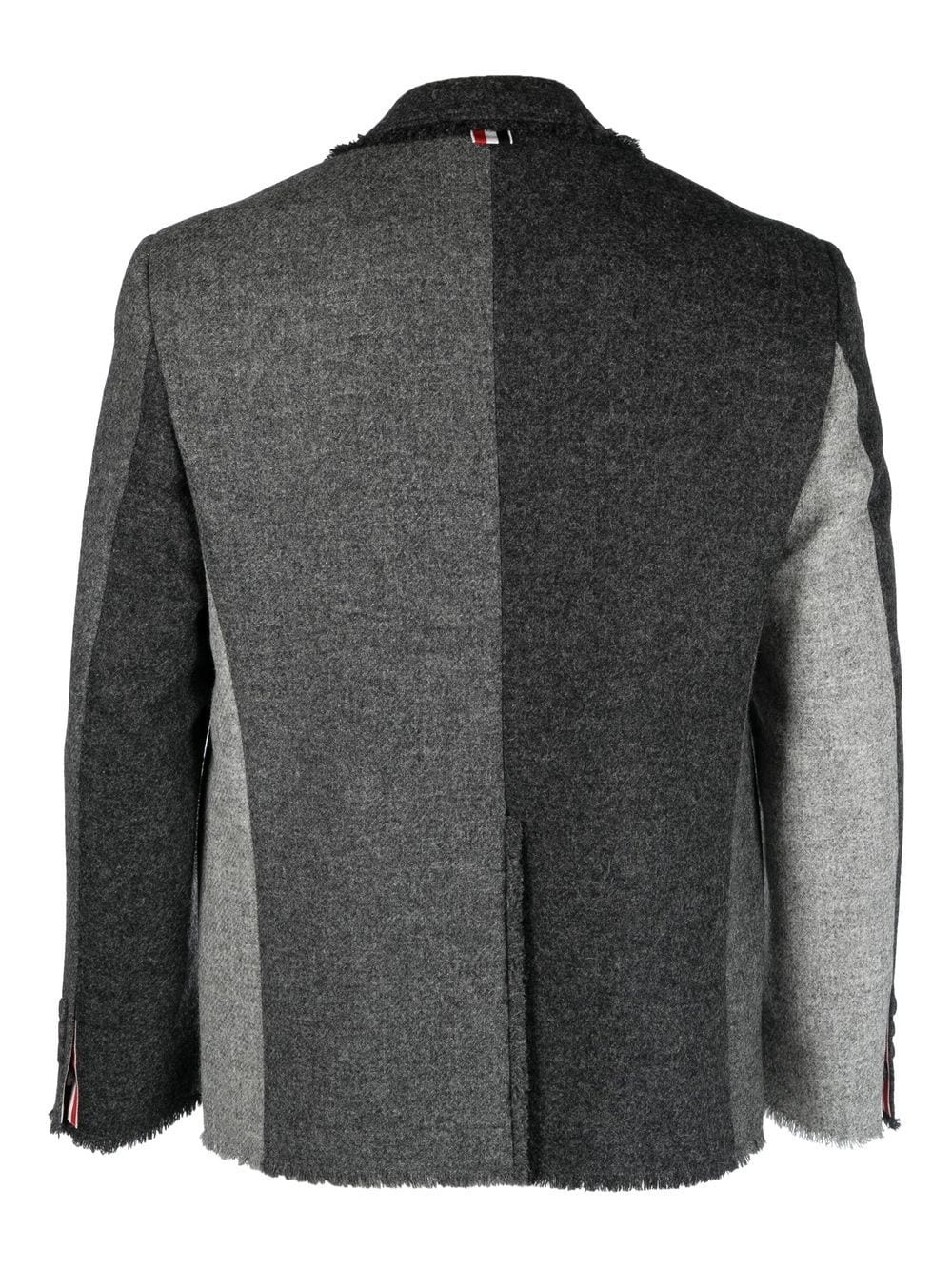 panelled single-breasted suit jacket - 2