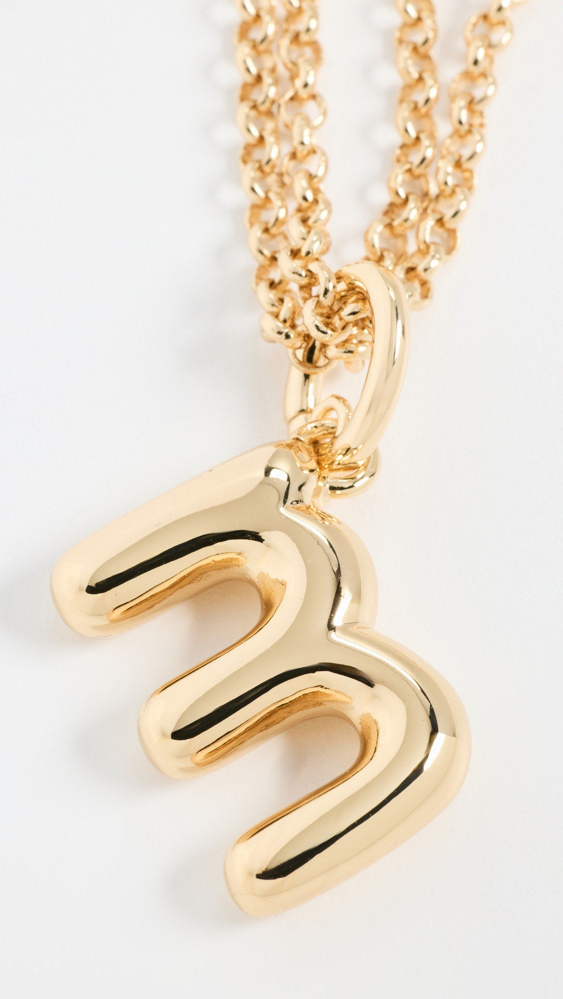 The Puffy Initial Necklace - 4