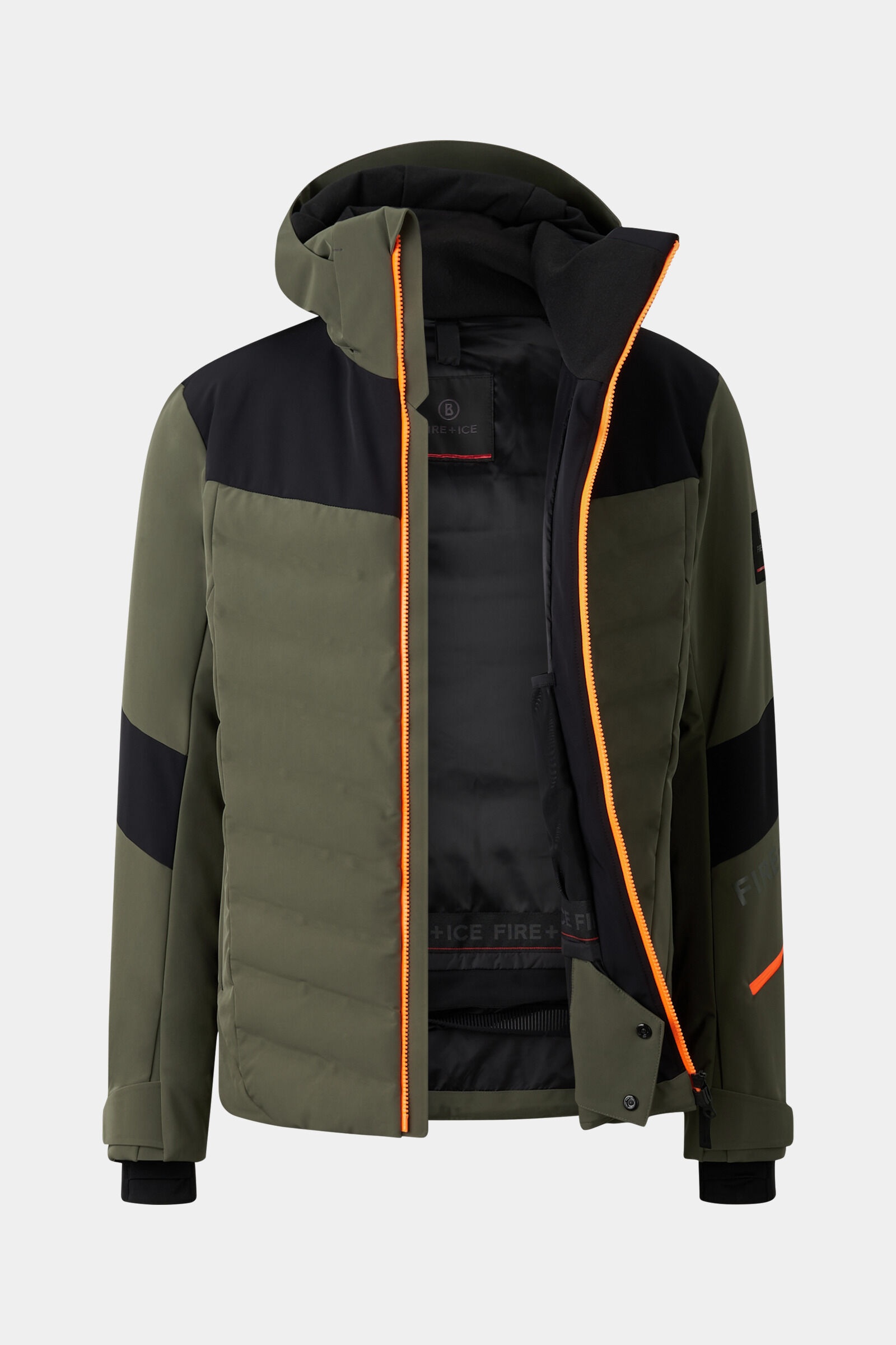 Radek Ski jacket in Olive green/Black - 2