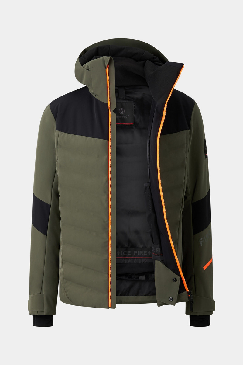 BOGNER Radek Ski jacket in Olive green/Black outlook