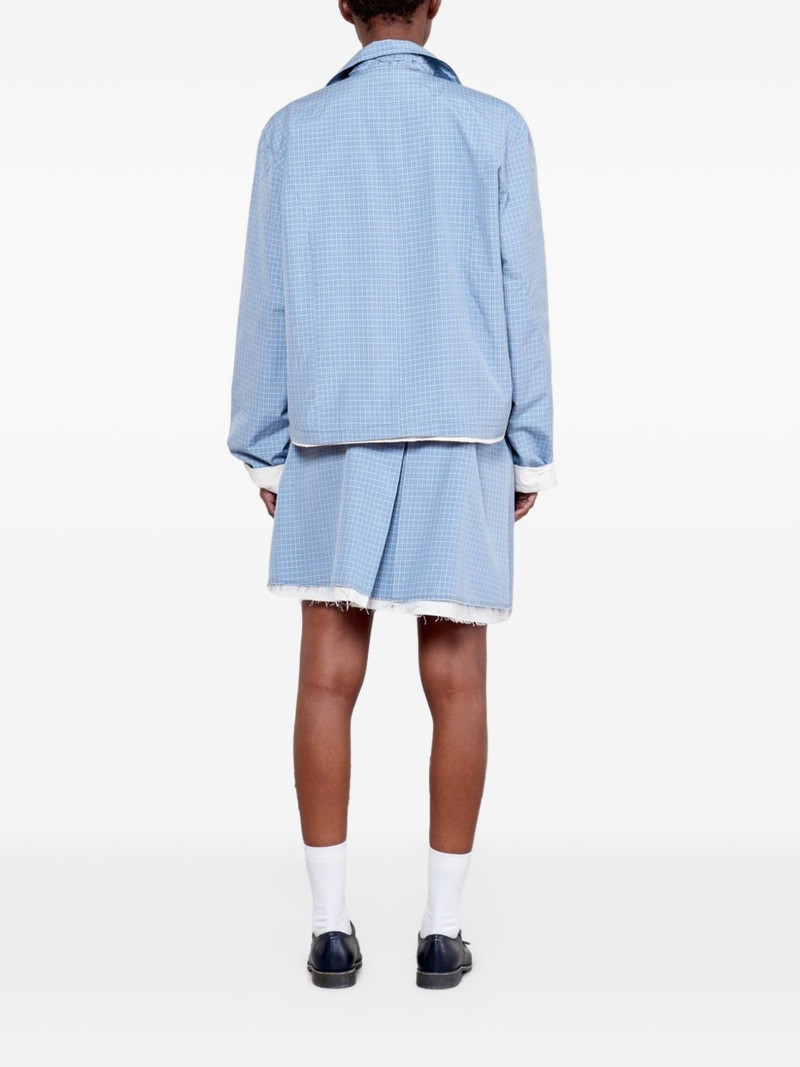 checked mini pleated skirt 3