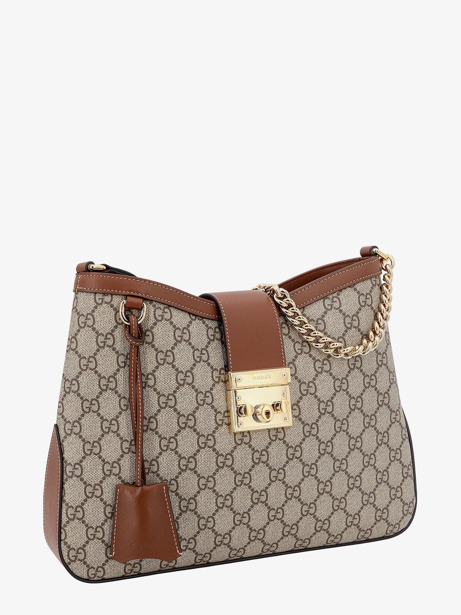 Gucci Woman Padlock Woman Beige Shoulder Bags - 3