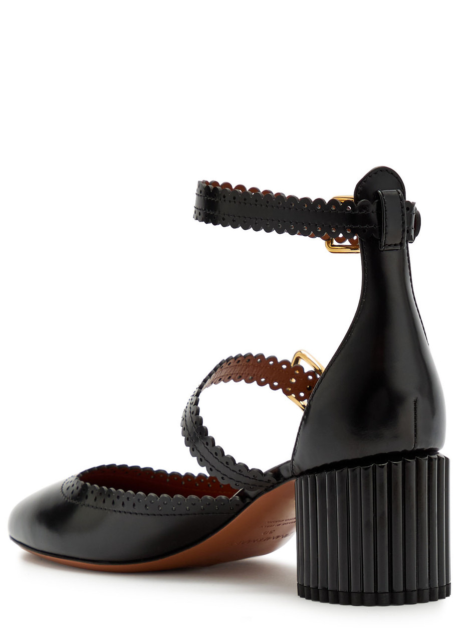 Zimmermann Eddie 55 Glossed Leather Mary Jane Pumps - 2