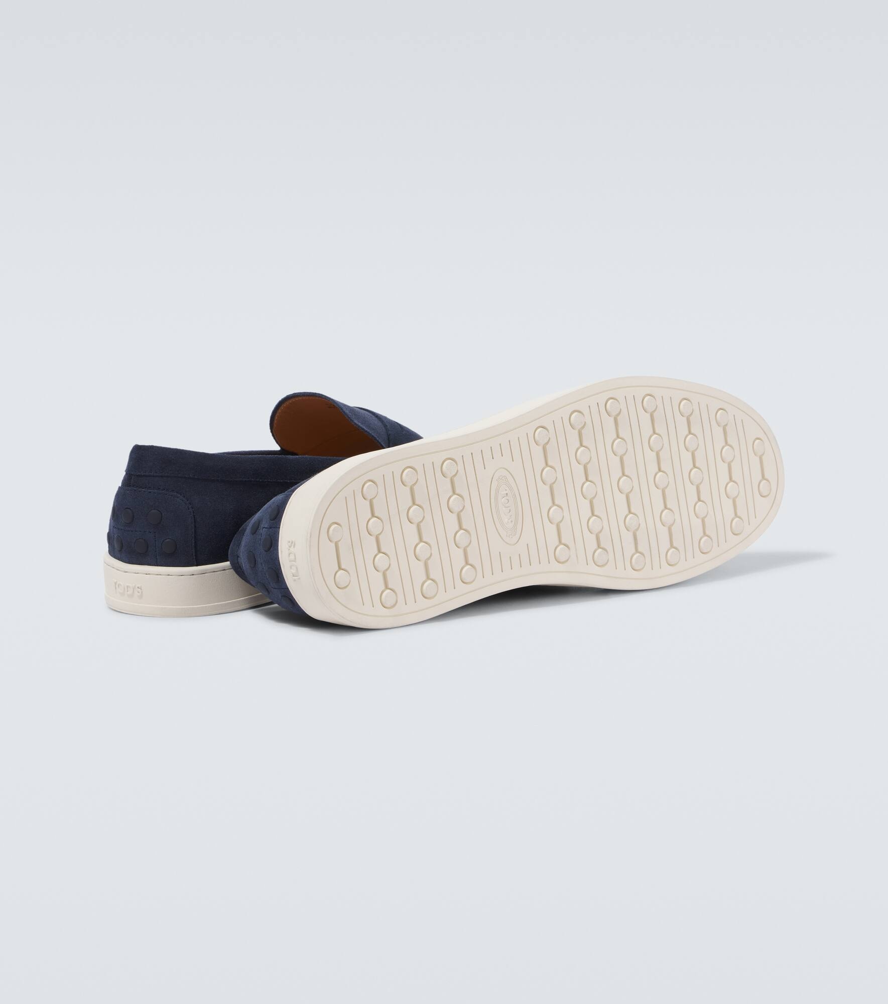 Suede penny loafers - 7