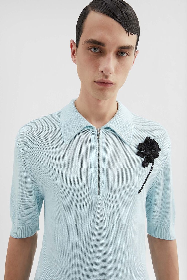 Knit Polo T-Shirt - 4