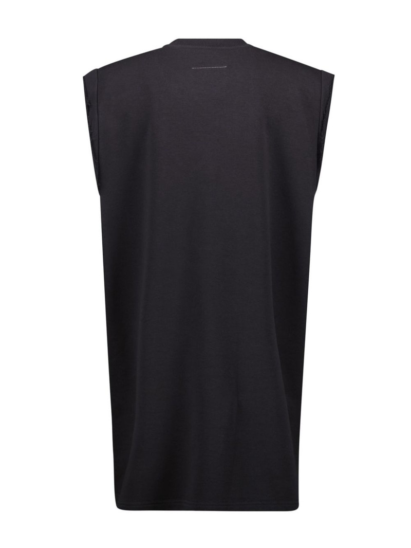 MM6 Maison Margiela fringed dress outlook