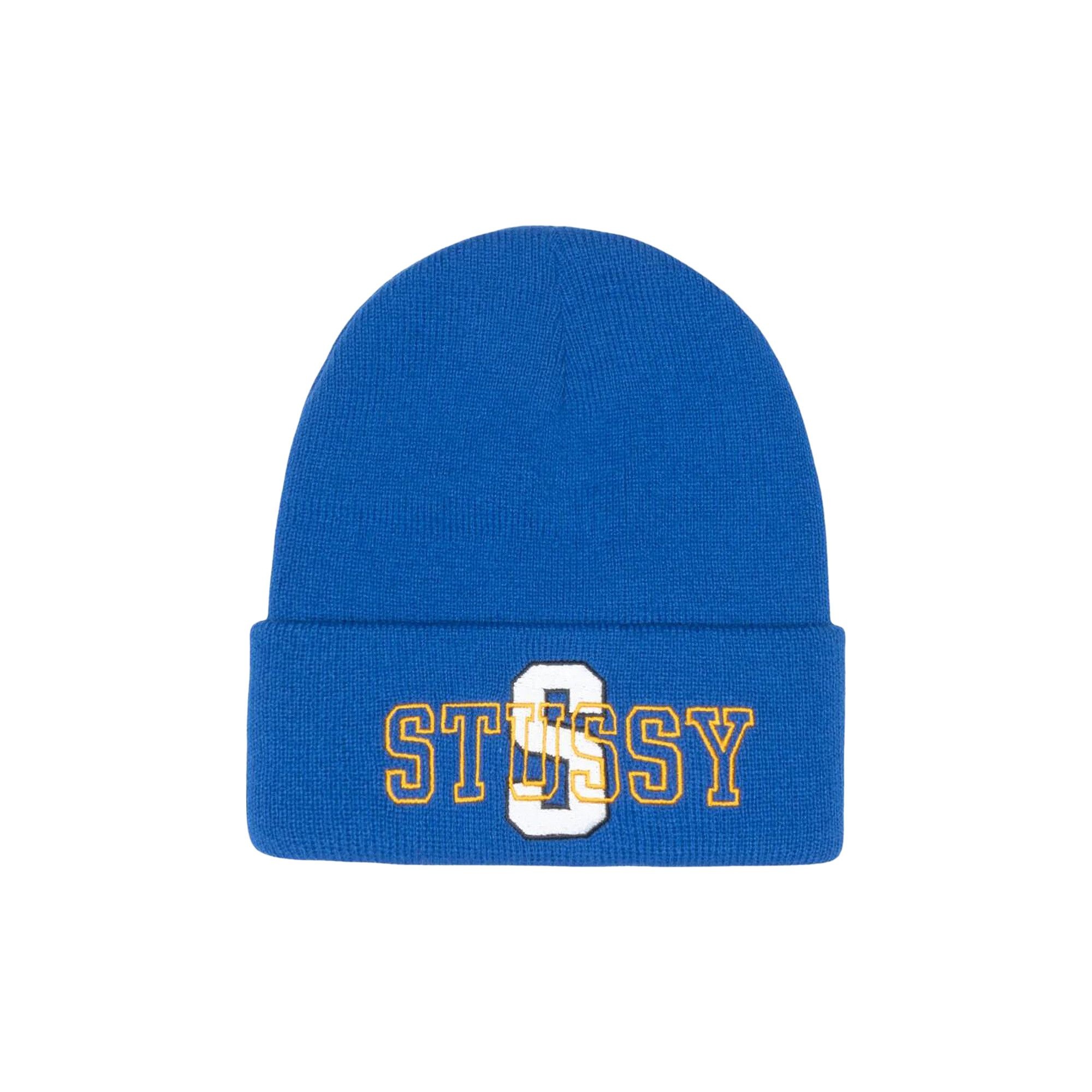 Stussy Cuff Beanie Varsity S 'Blue' - 1