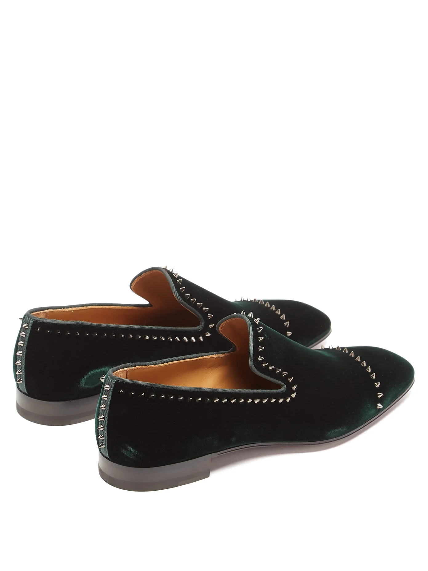 Dandeton studded velvet loafers - 4