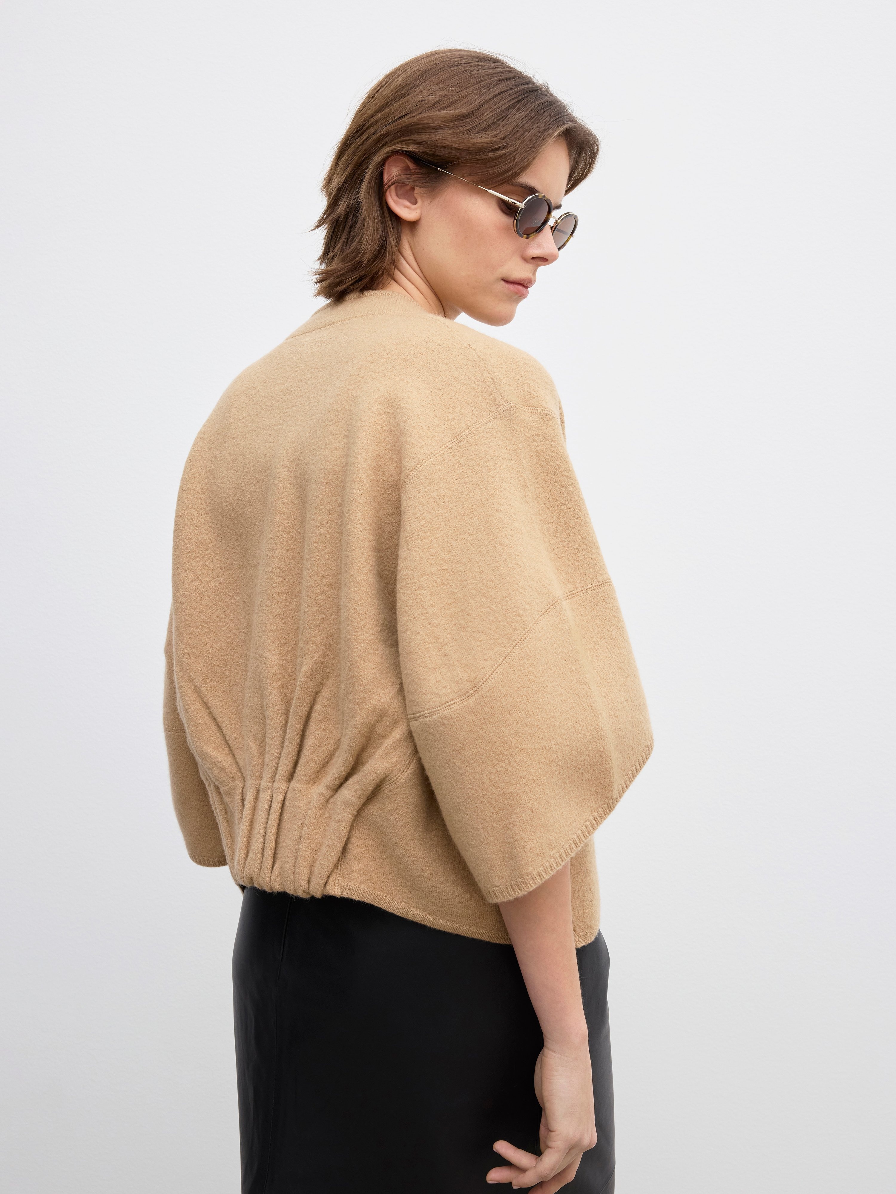 Short wool bea cardigan - 3