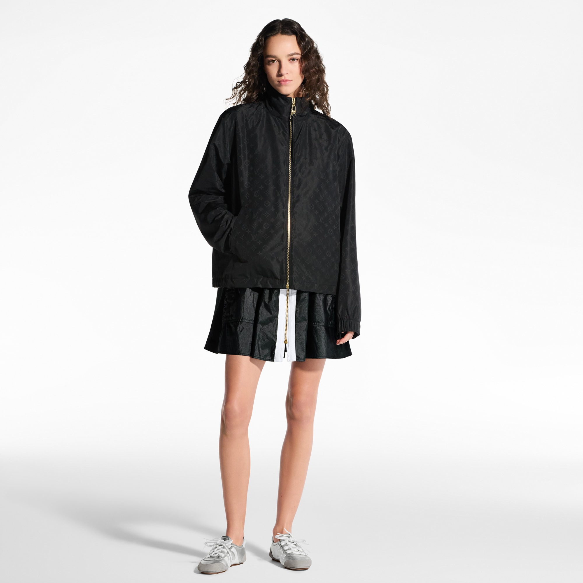 Monogram Zip-Up Jacket - 4