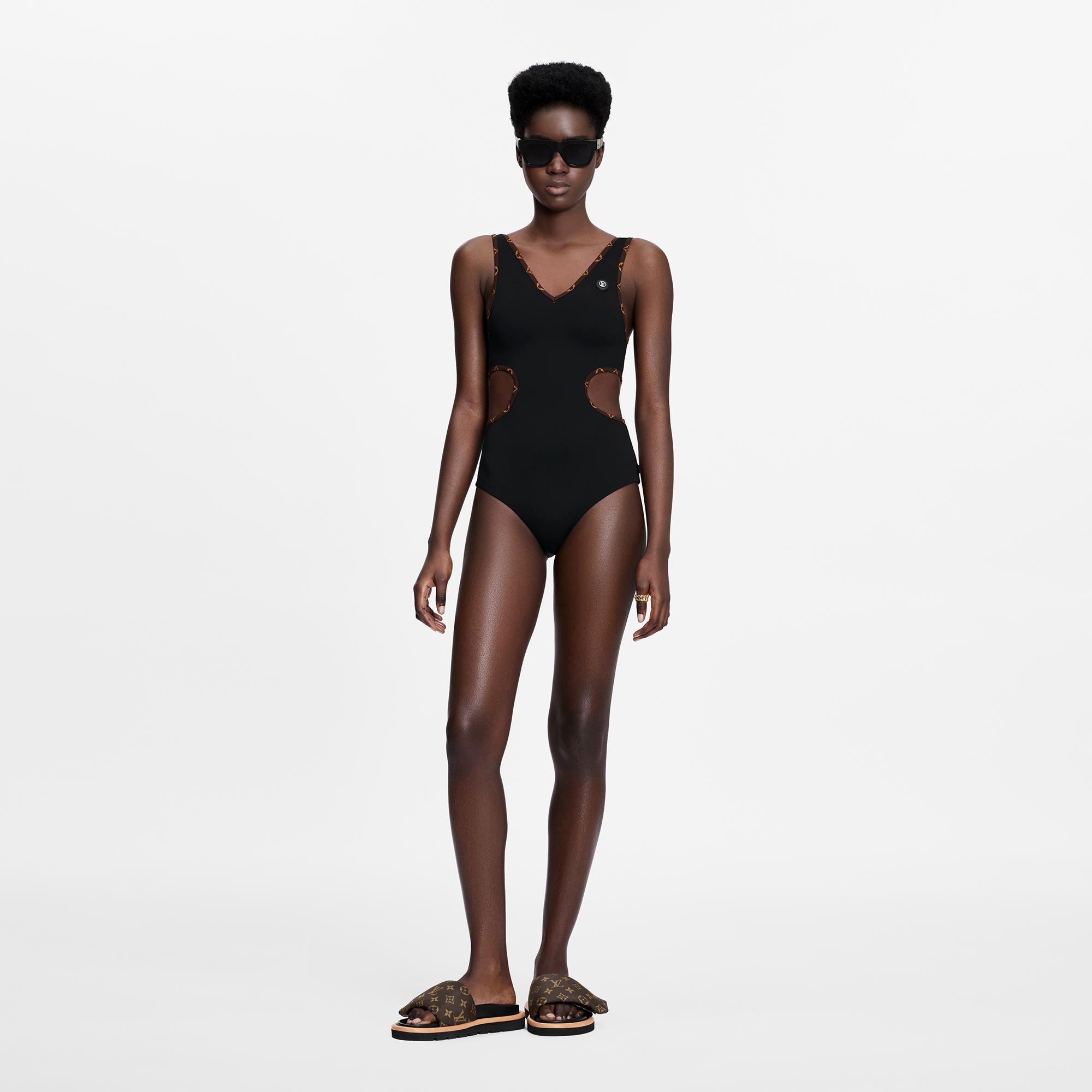 Monogram Trim One-Piece Swimsuit - 2