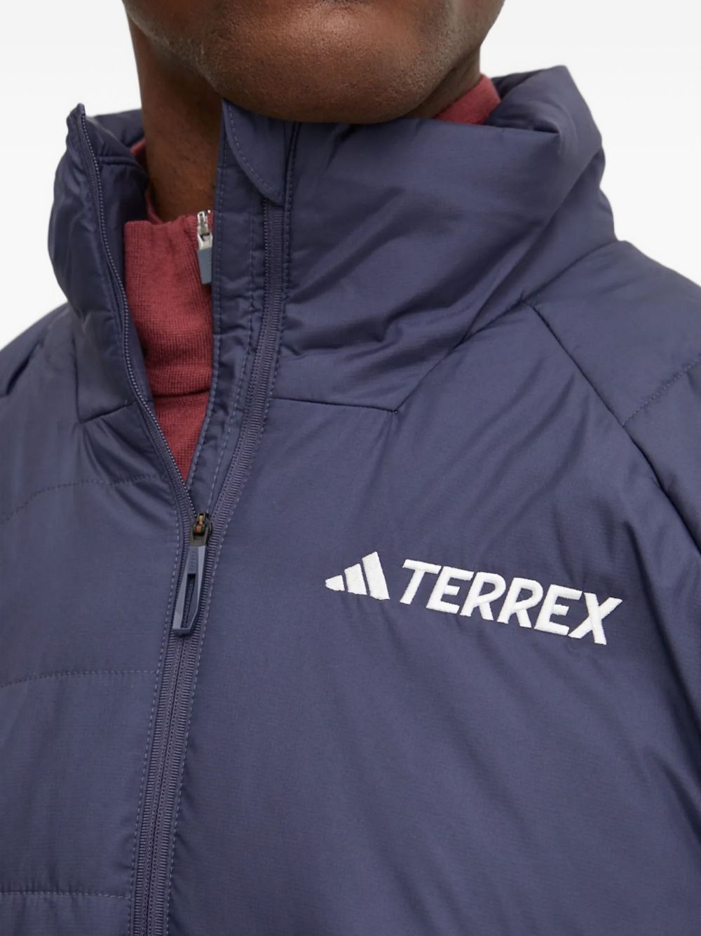 quilted high-neck jacket - 5