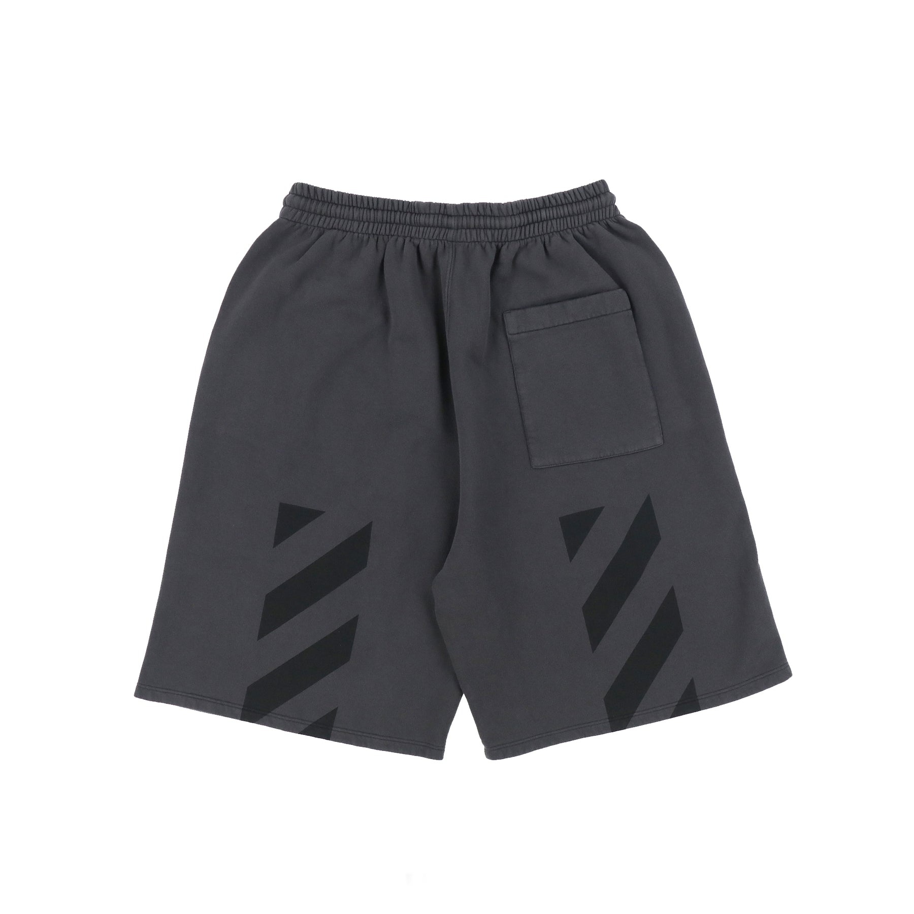 DIAG TAB VTG SKATE SWEATSHORTS / BLK BLK - 2