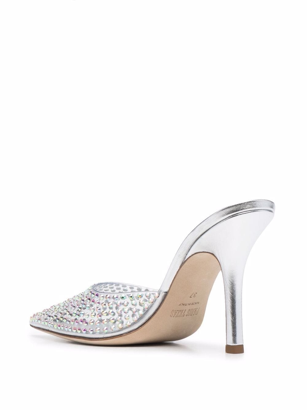 pointed-toe crystal-studded pumps - 6