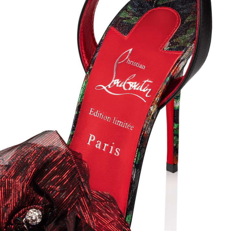 Christian Louboutin Flora Queen Black - 3230517J666 | REVERSIBLE