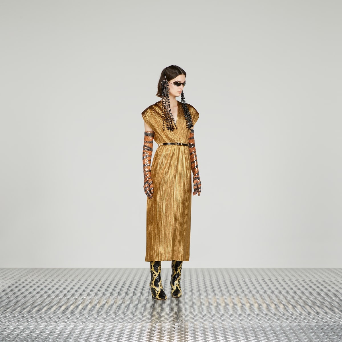 Cady lame midi dress - 2