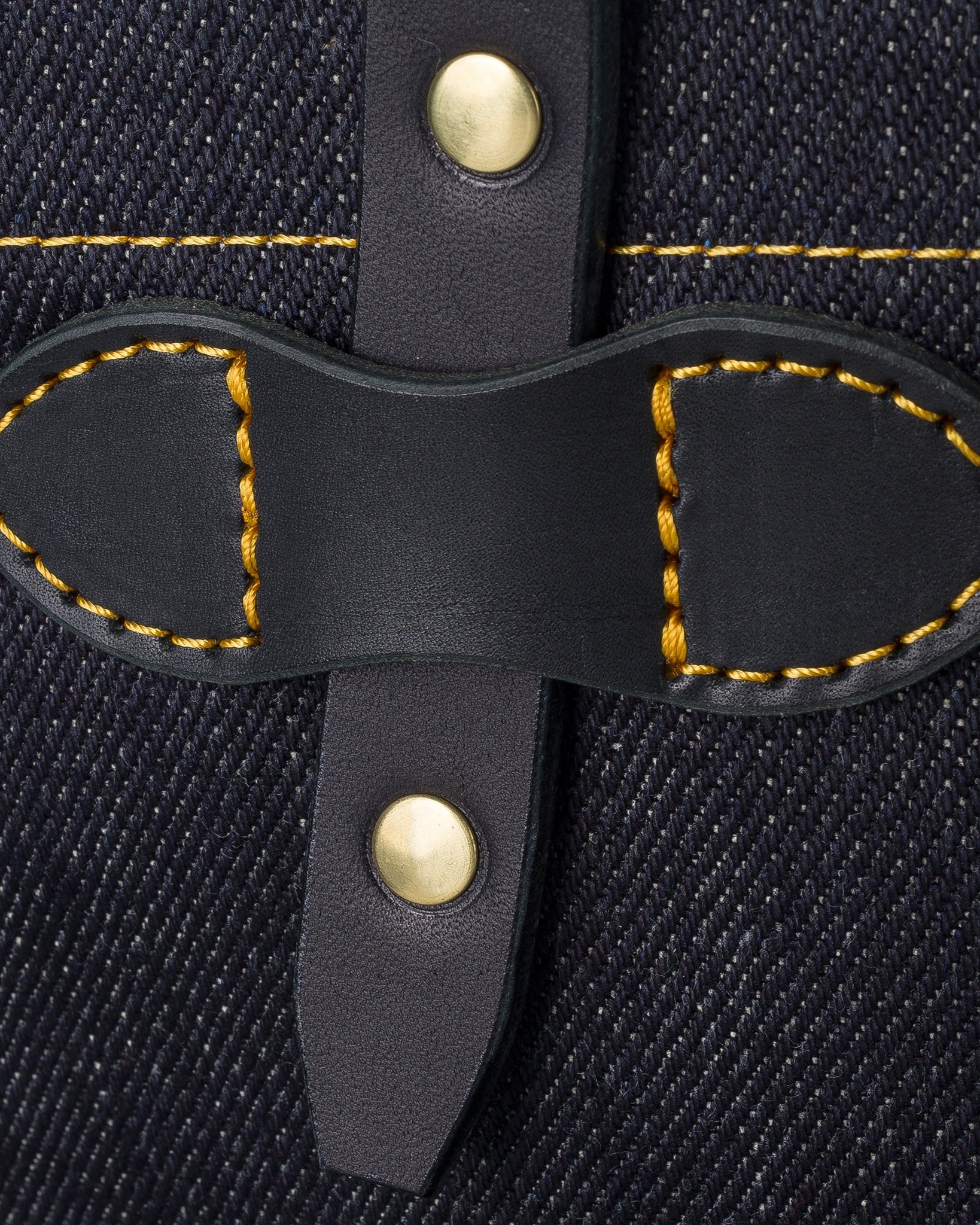 IHE-49-IND 25oz Selvedge Denim Tote Bag - Indigo - 6
