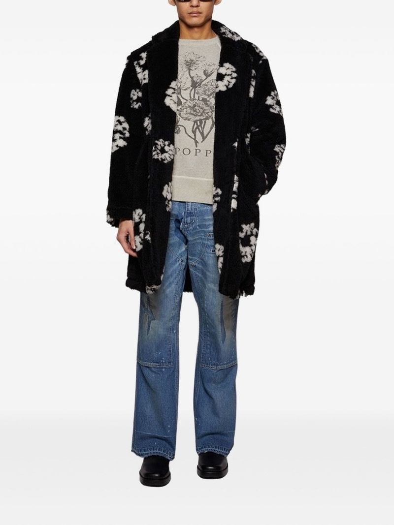 SAINT M×××××× poppy-print raglan sweatshirt outlook