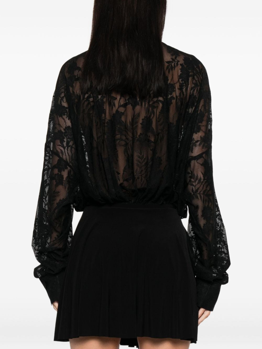 Lace overszied bodysuit - 2