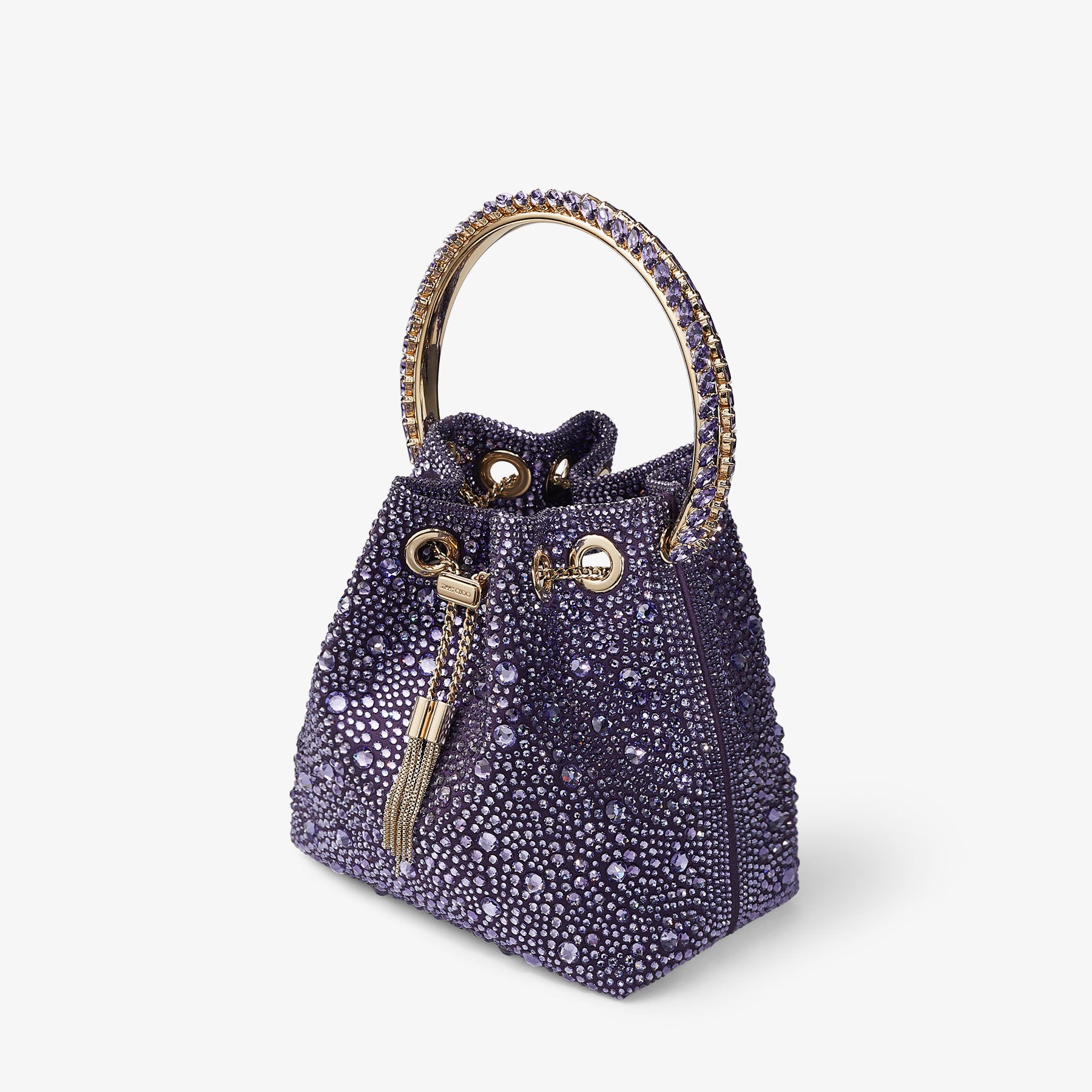 Bon Bon
Cassis Satin Bag with Swarovski Crystals - 2