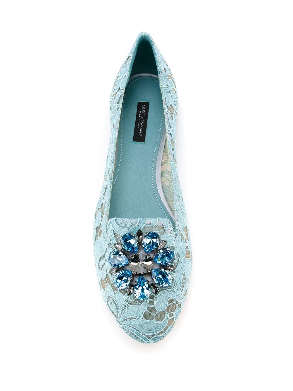 Vally Taormina lace ballerina shoes - 4