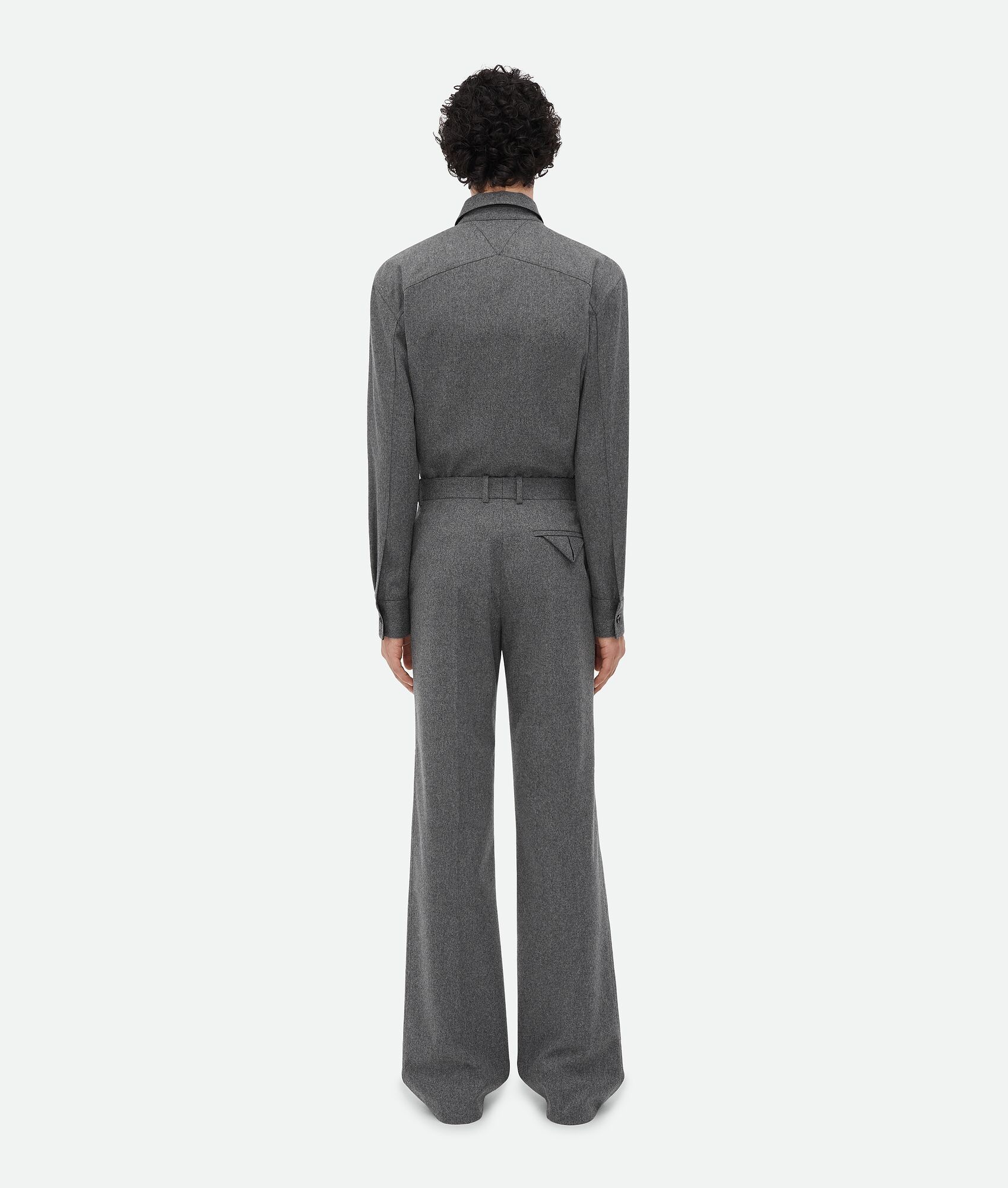 Light Wool Flannel Trousers - 3