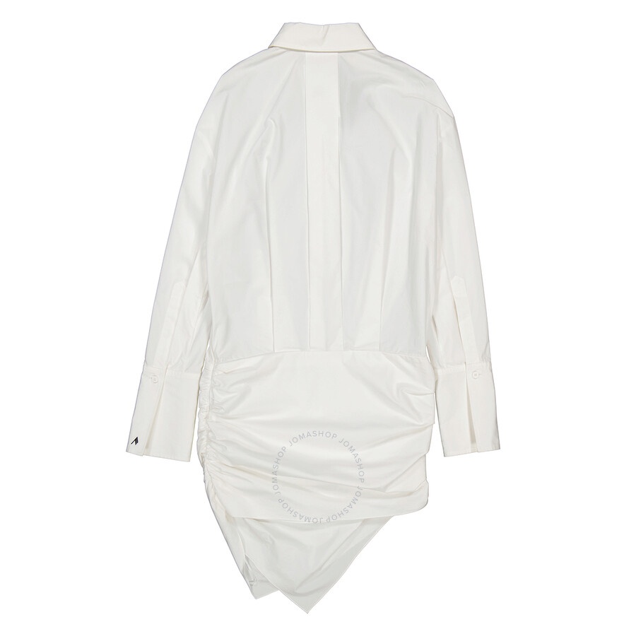 The Attico Ladies White Long-Sleeved Hatty Mini Dress - 2