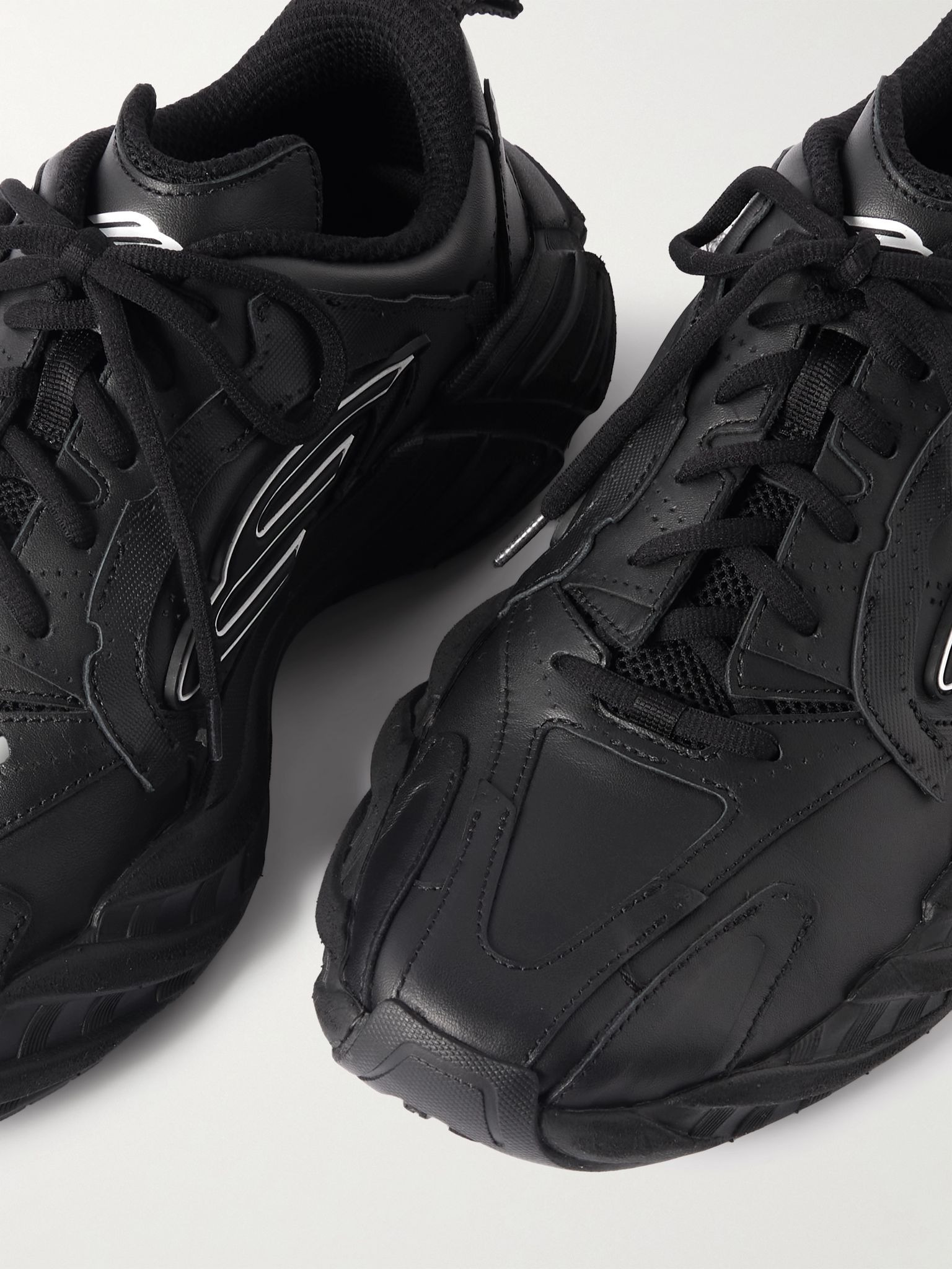 Monday Leather Sneakers Black - 5