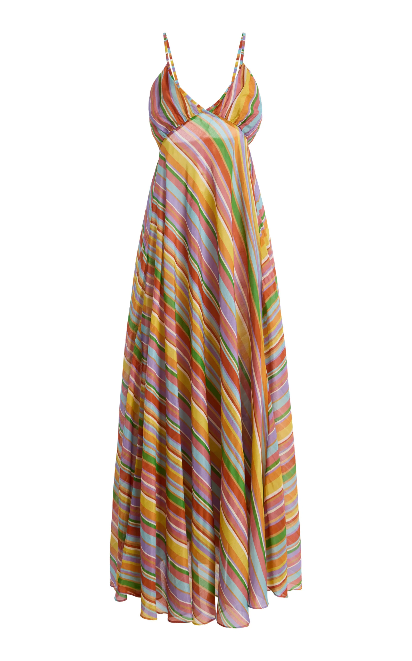 Exclusive La Isla Aisha Cotton-Silk Maxi Dress - 1