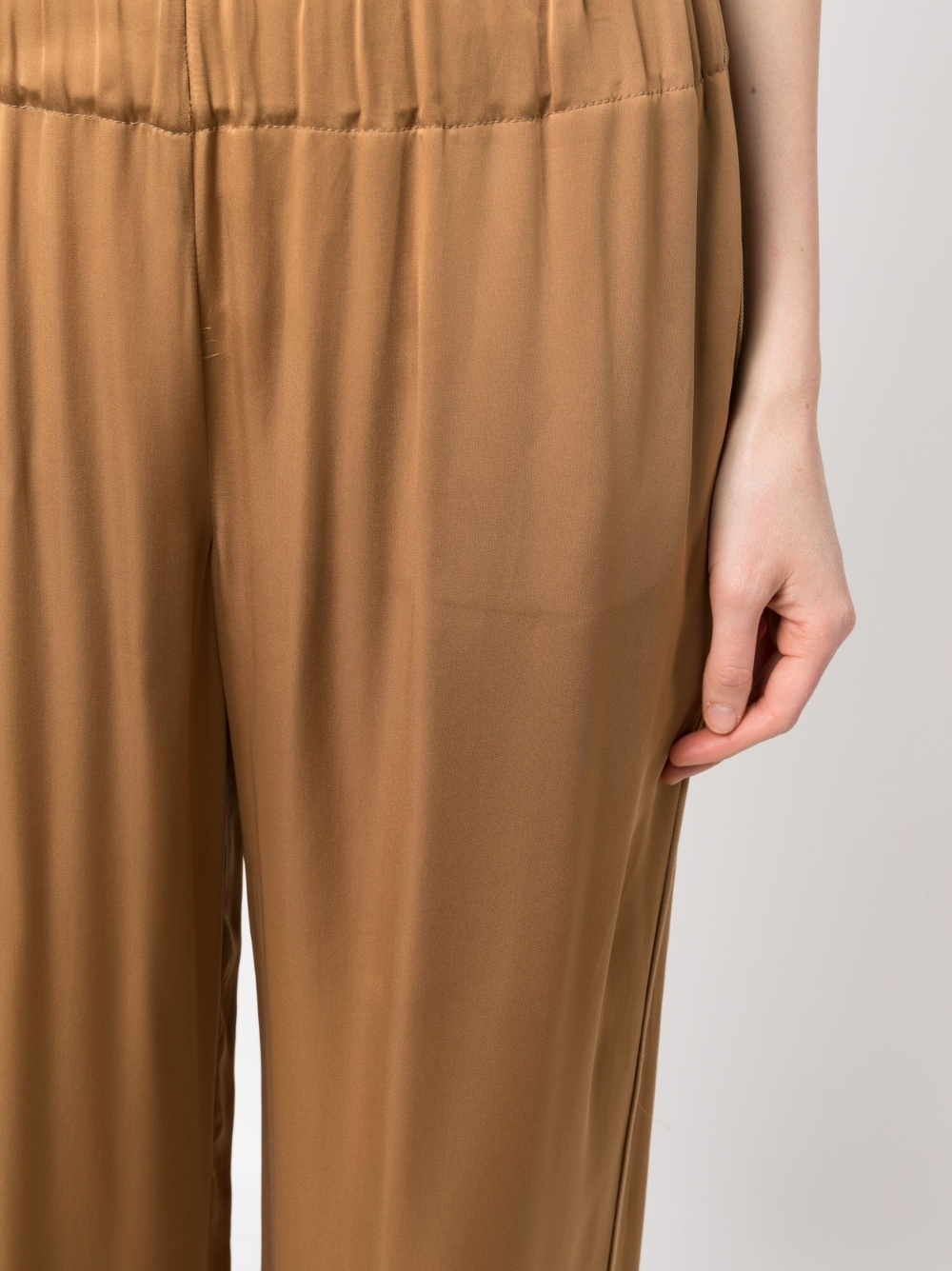 high-waist wide-leg trousers - 5