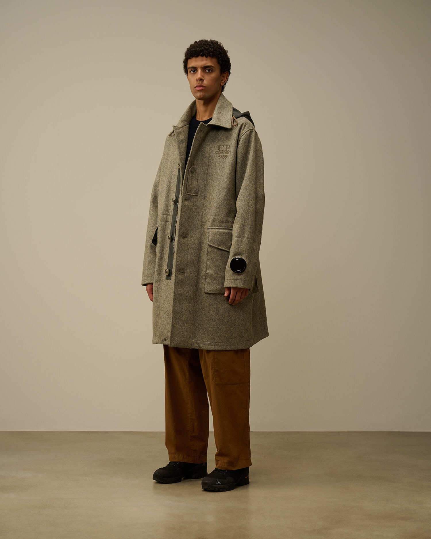 Shetland Twill Hooded Car Coat - 7