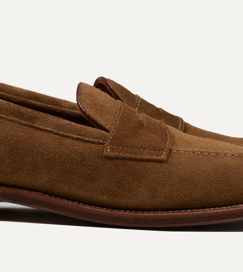 Alden Snuff Suede Penny Loafer 3