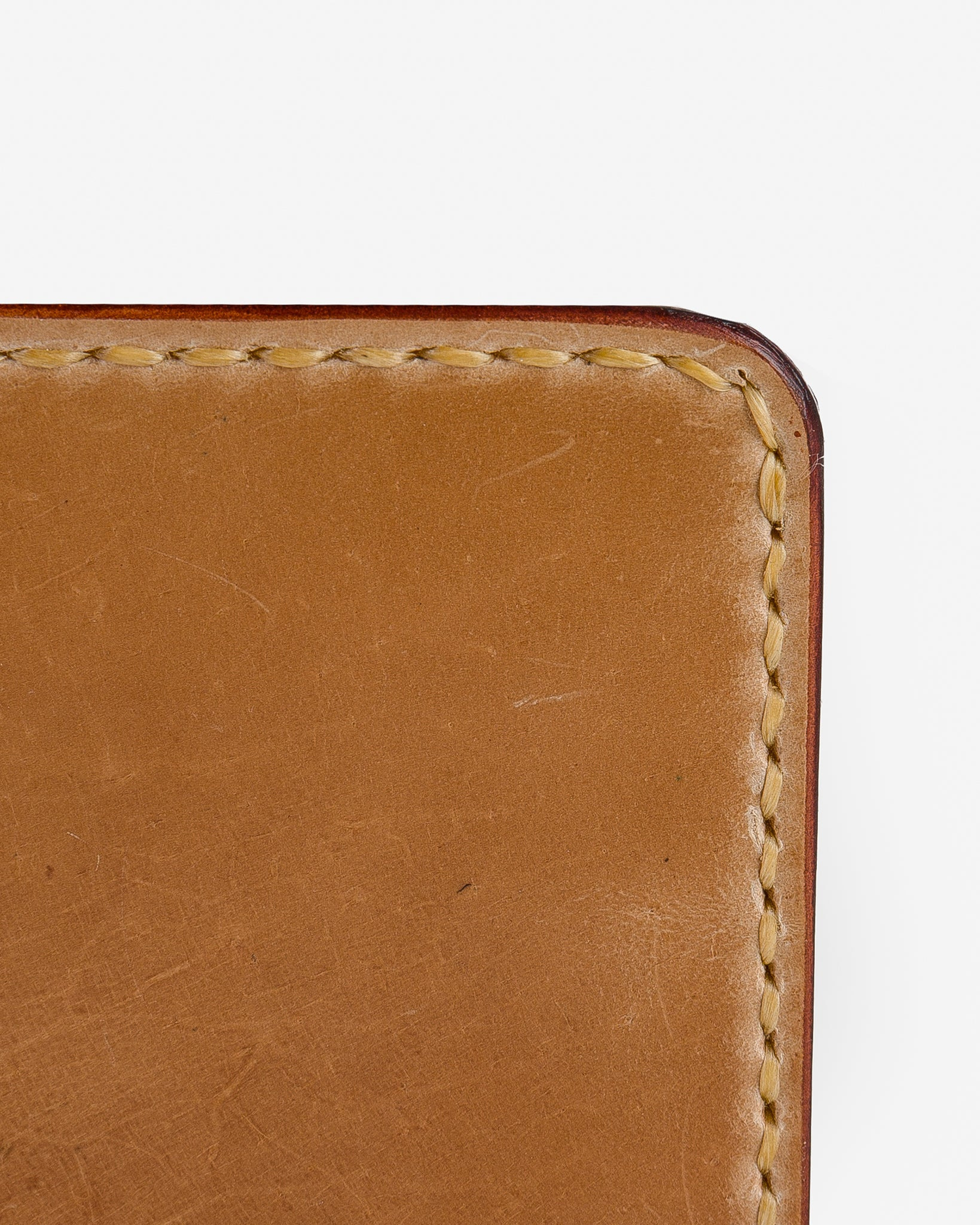 IHG-071-NAT Slimline Small Shell Cordovan Wallet - Natural - 7