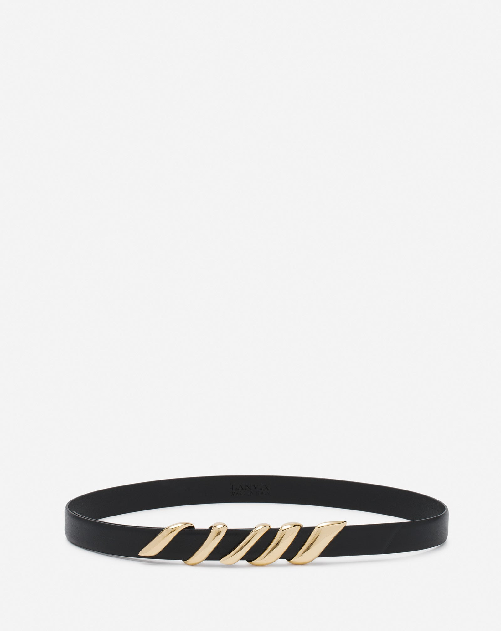 MELODIE RIBBON LEATHER BELT - 1