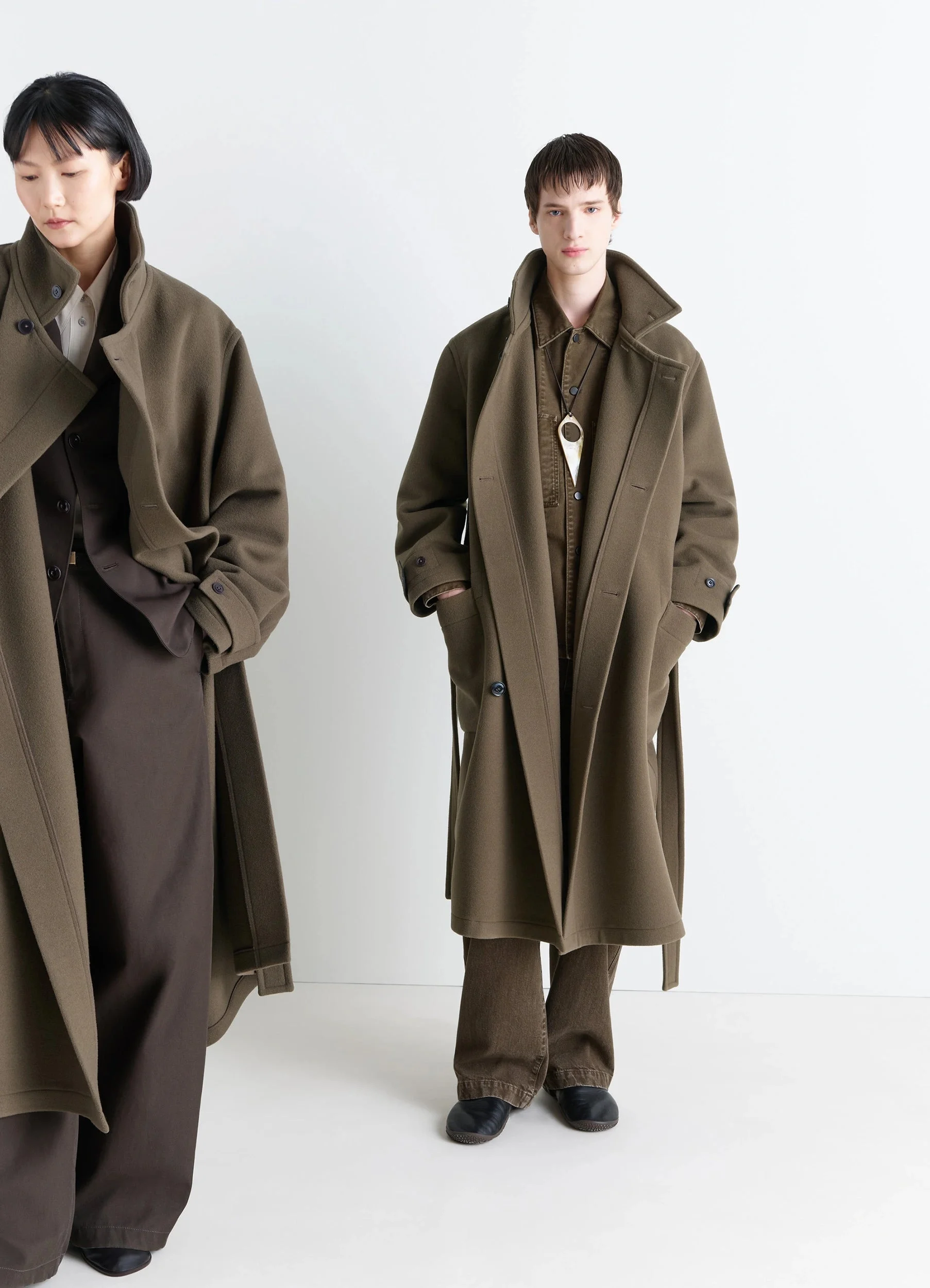 Lemaire WRAP COAT - CO1037 LF1116_BR500 | REVERSIBLE